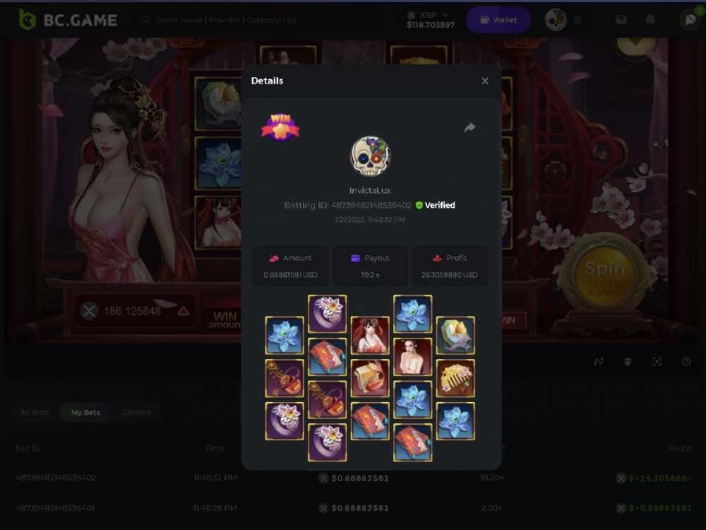 39.2X oriental beauties house slot contest.png